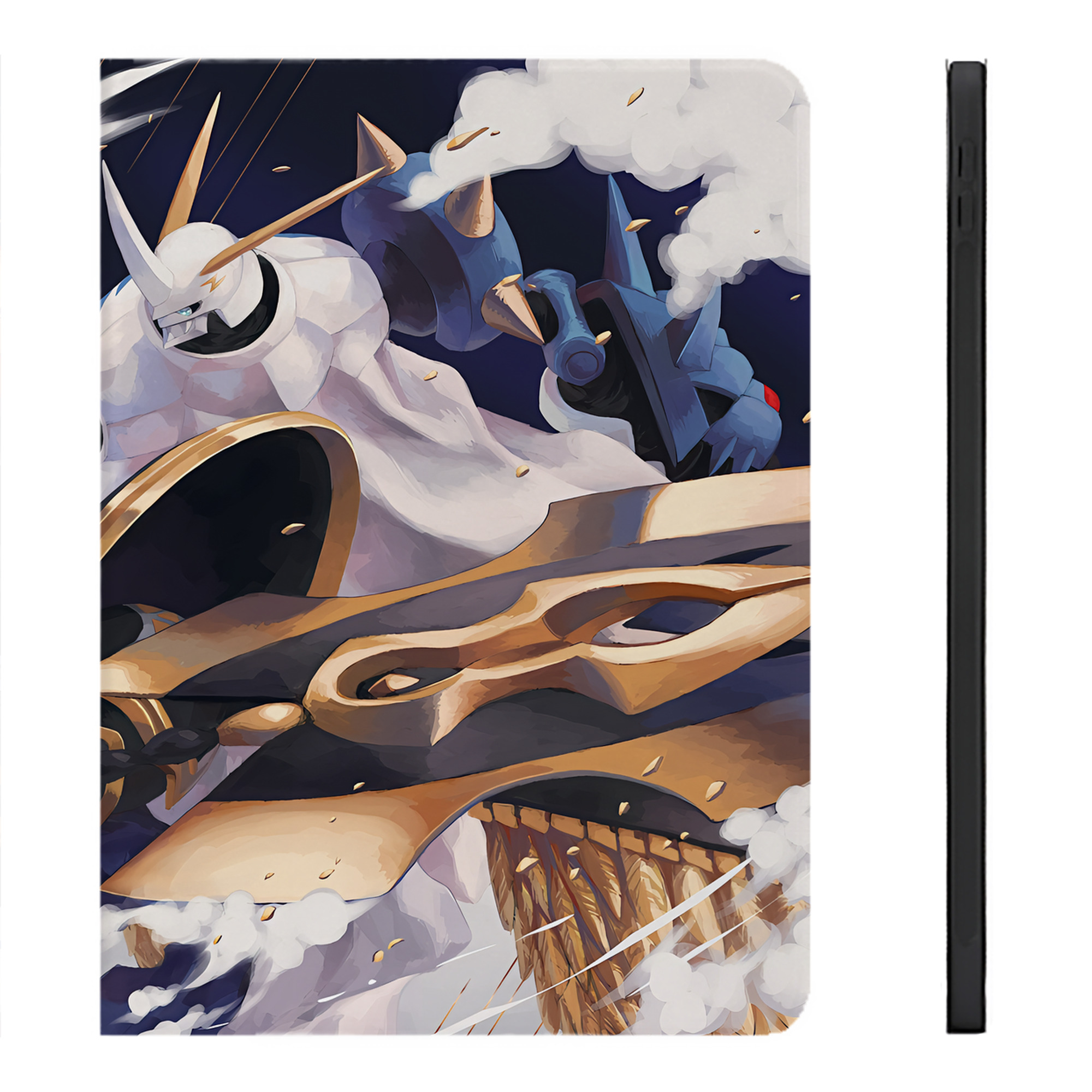（画像用） Digimon デジタルモンスター/デジモン IPadケース ペンホルダー付き ブックスタイルデザイン